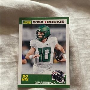 2024 Panini Bo Nix Rookie Card